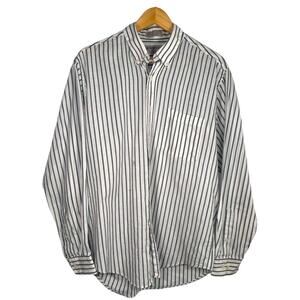 Windridge vintage striped button down shirt 16-34/35 Korea - stains